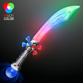 Blank- Curved Pirate Saber w/LED Crystal Ball